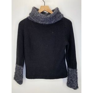 Muge Cowl Neck Long Sleeve Sweater Size One
